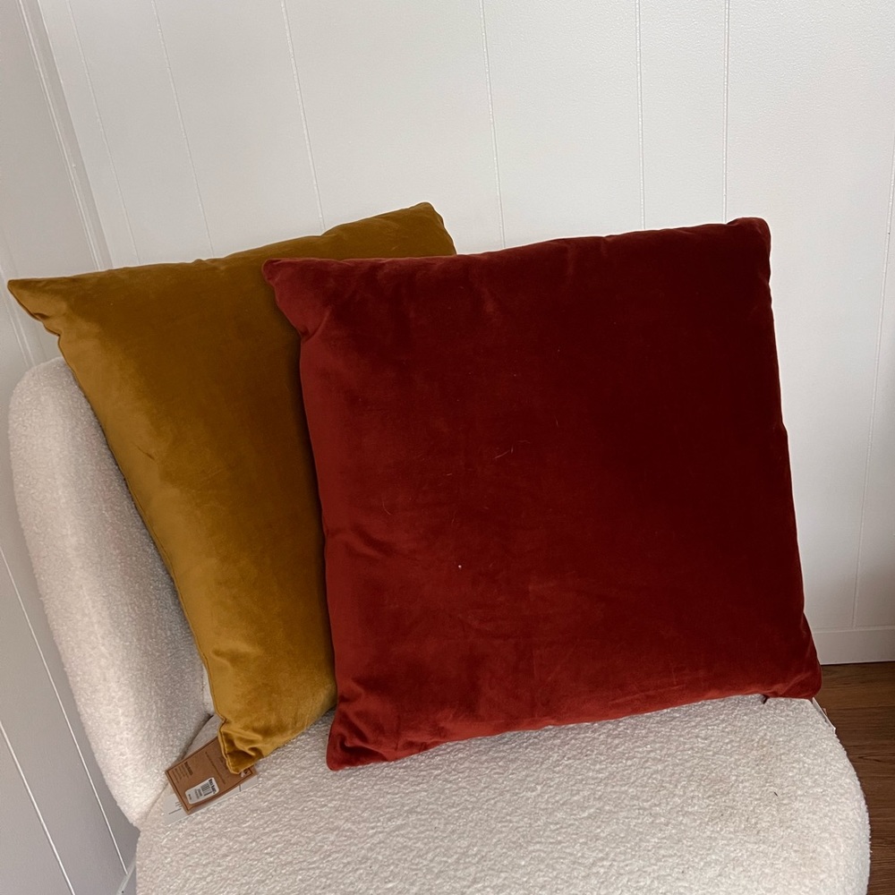 Velvet Throw Pillows
